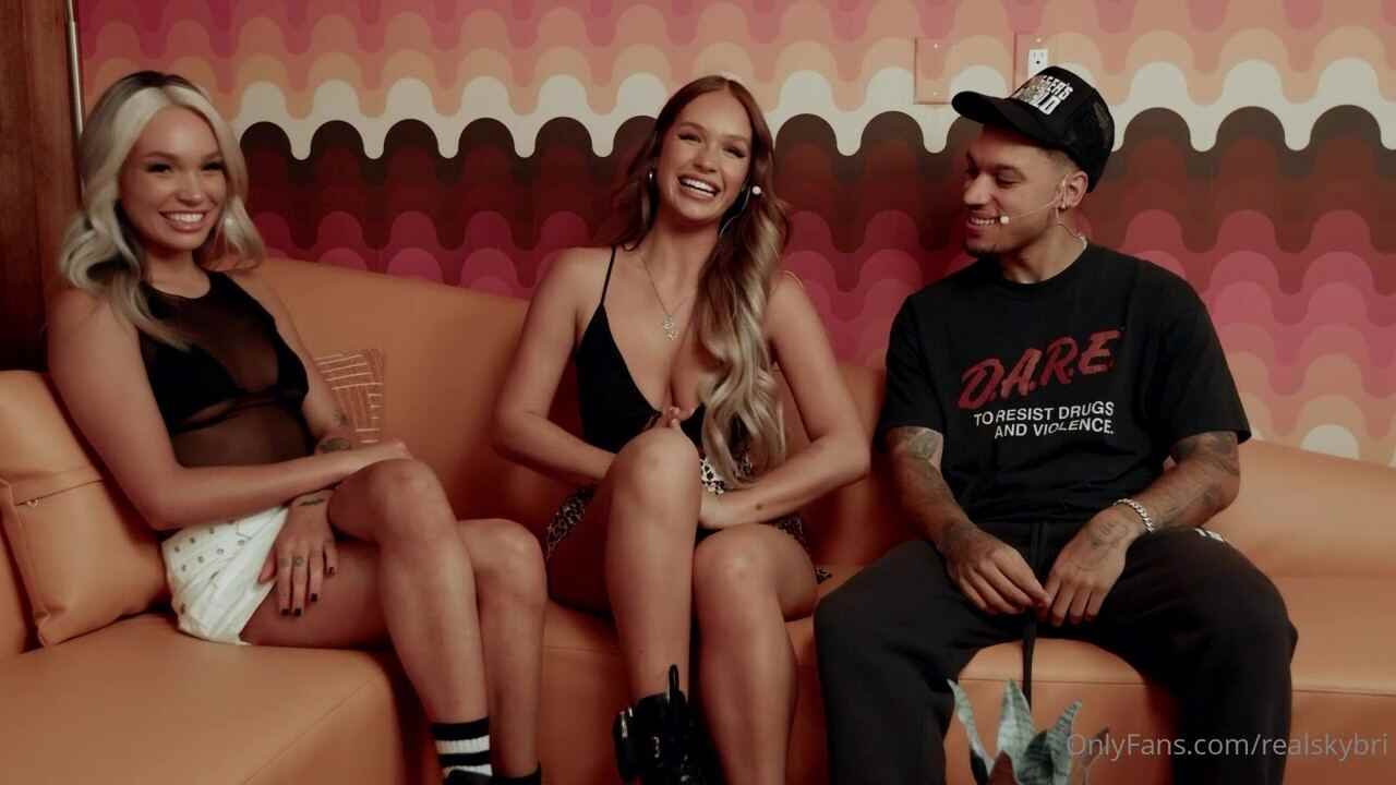 Sky Bri PlugTalk Threesome Sex Tape