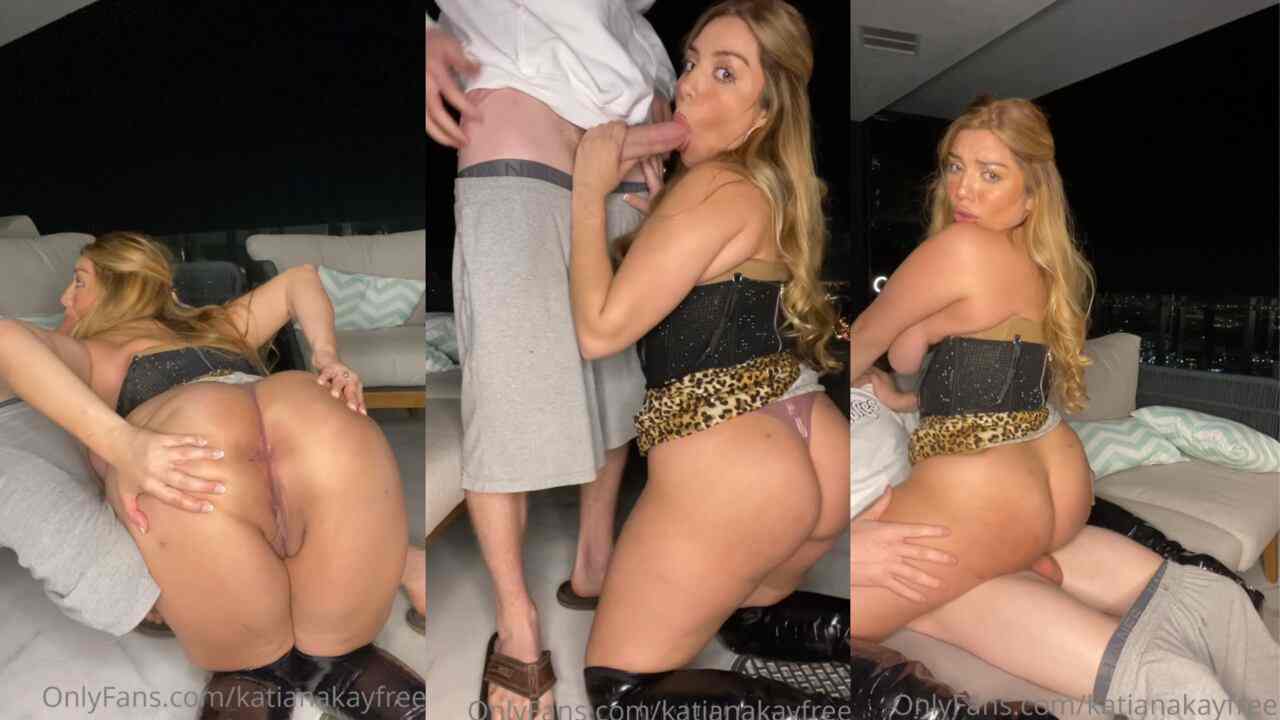 Katiana Kay Fucking in Balcony Video Leaked