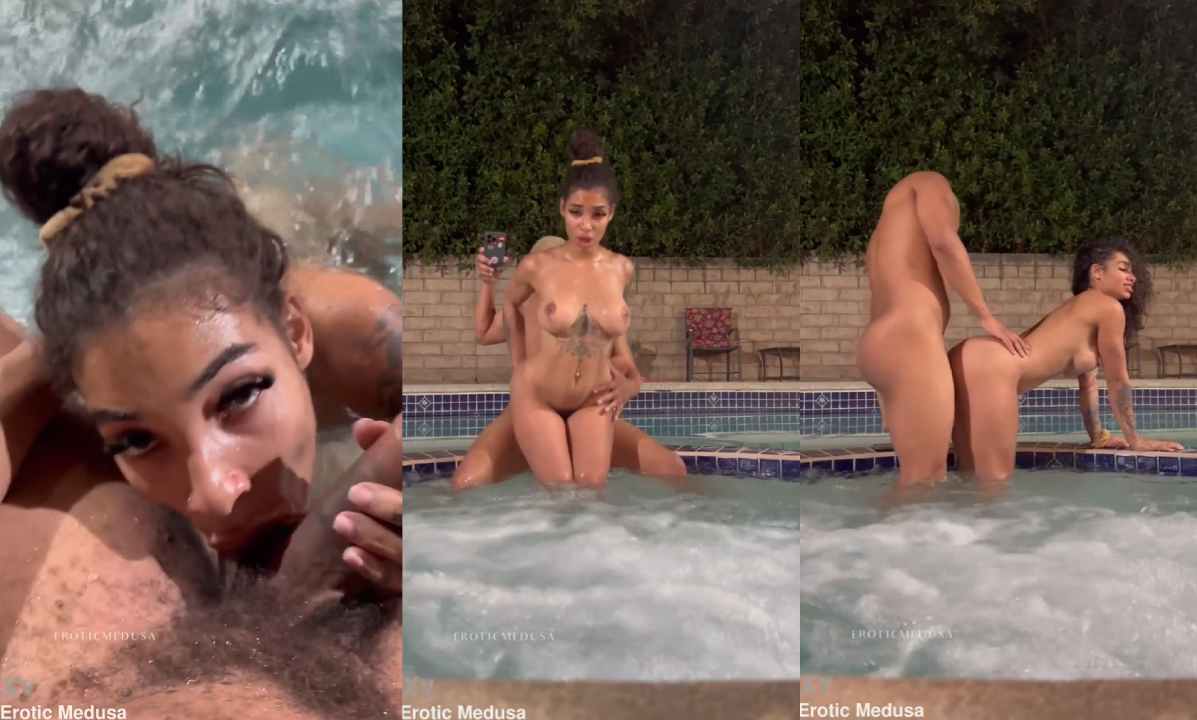 Erotic Medusa Gets Fucked In The Hottub By Ricky Johnson