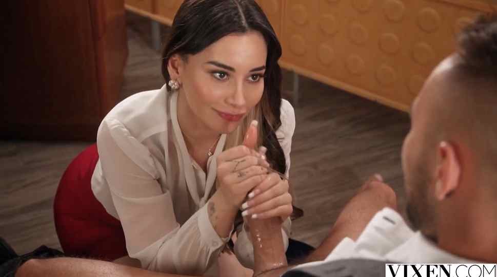 Aria Lee Takes Her Bosses Cock