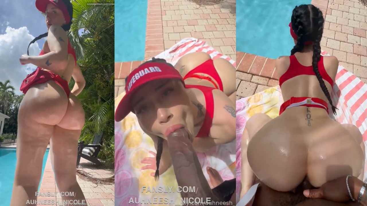 Lifeguard Auhneesh Nicole Takes A Break For BBC